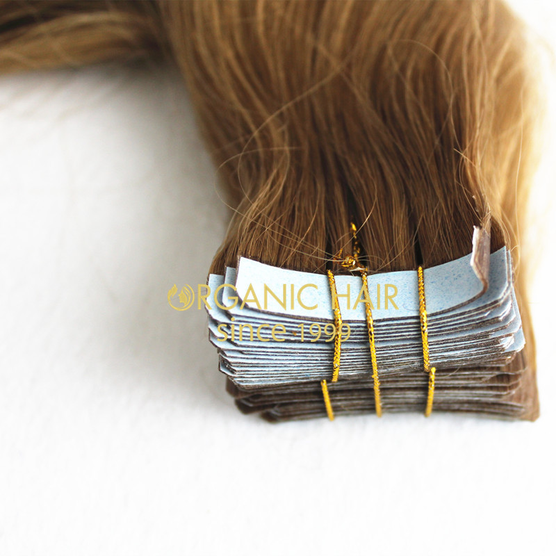 #6 taped hair extensions seamless hair extensions
